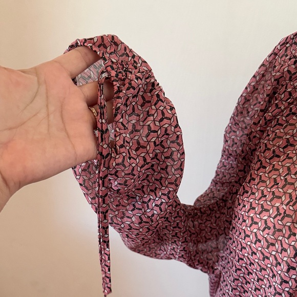 Octavia women’s Purple Patterned Top - Picture 2 of 6